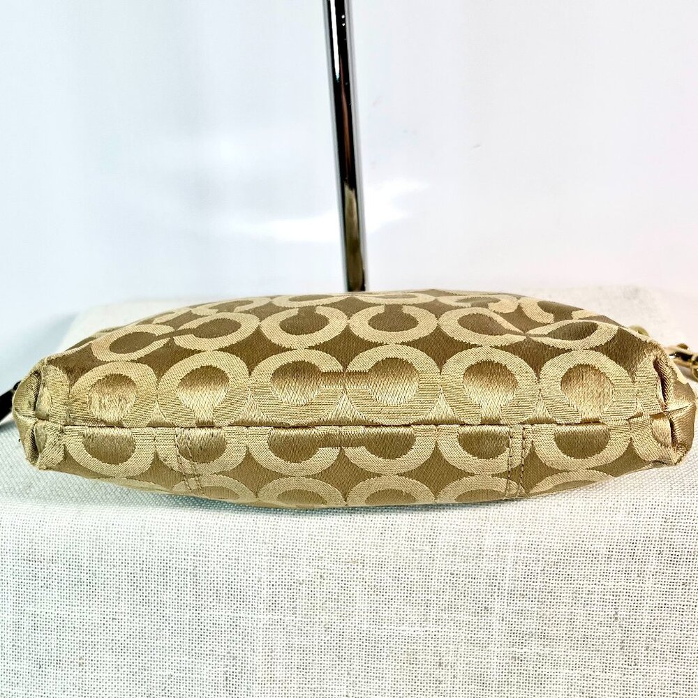 Coach Madison OP Art Sateen Lg Wristlet Signature Style #46638 - Picture 6 of 16
